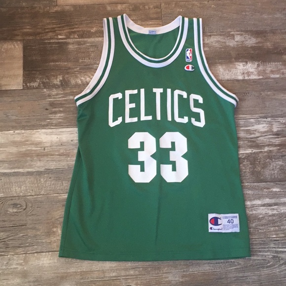 Champion Other - Vintage Larry Bird #33 Celtics Jersey